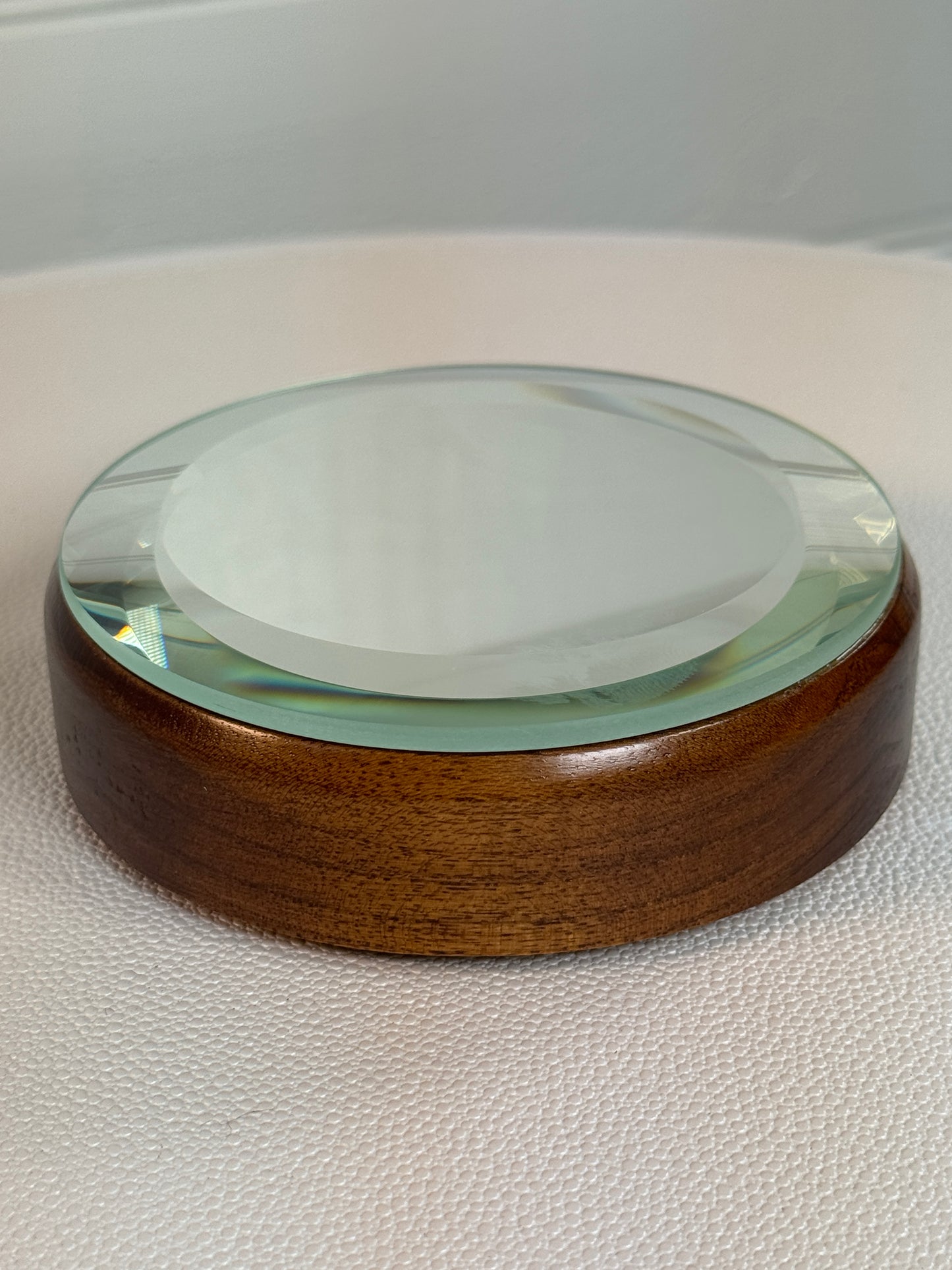 Mirrored Stand for figurines or gems.