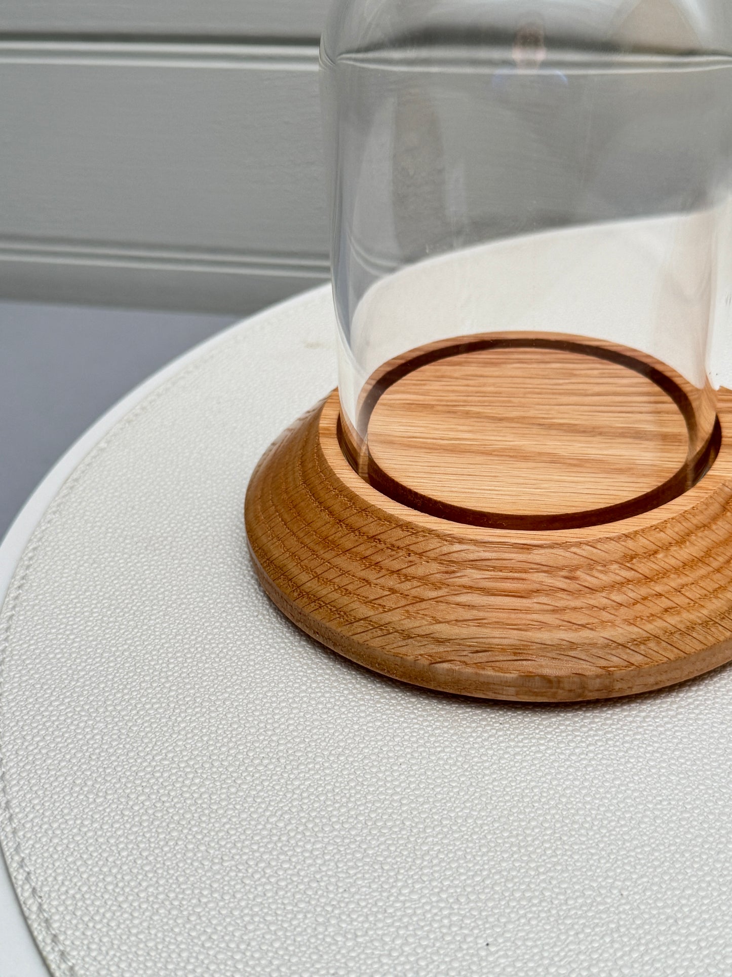 Showcase Display with 2 glass domes