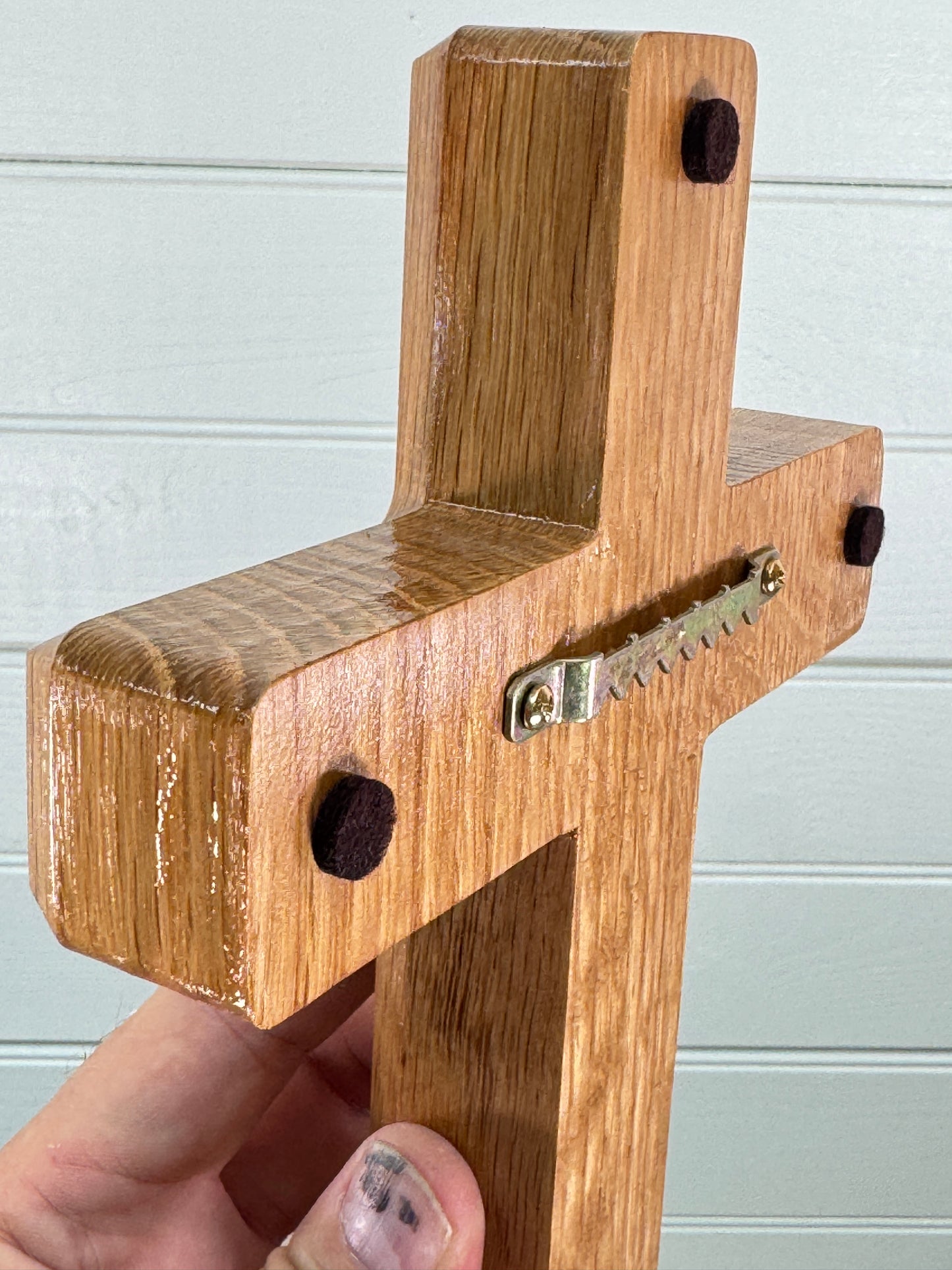 Figured Oak Cross