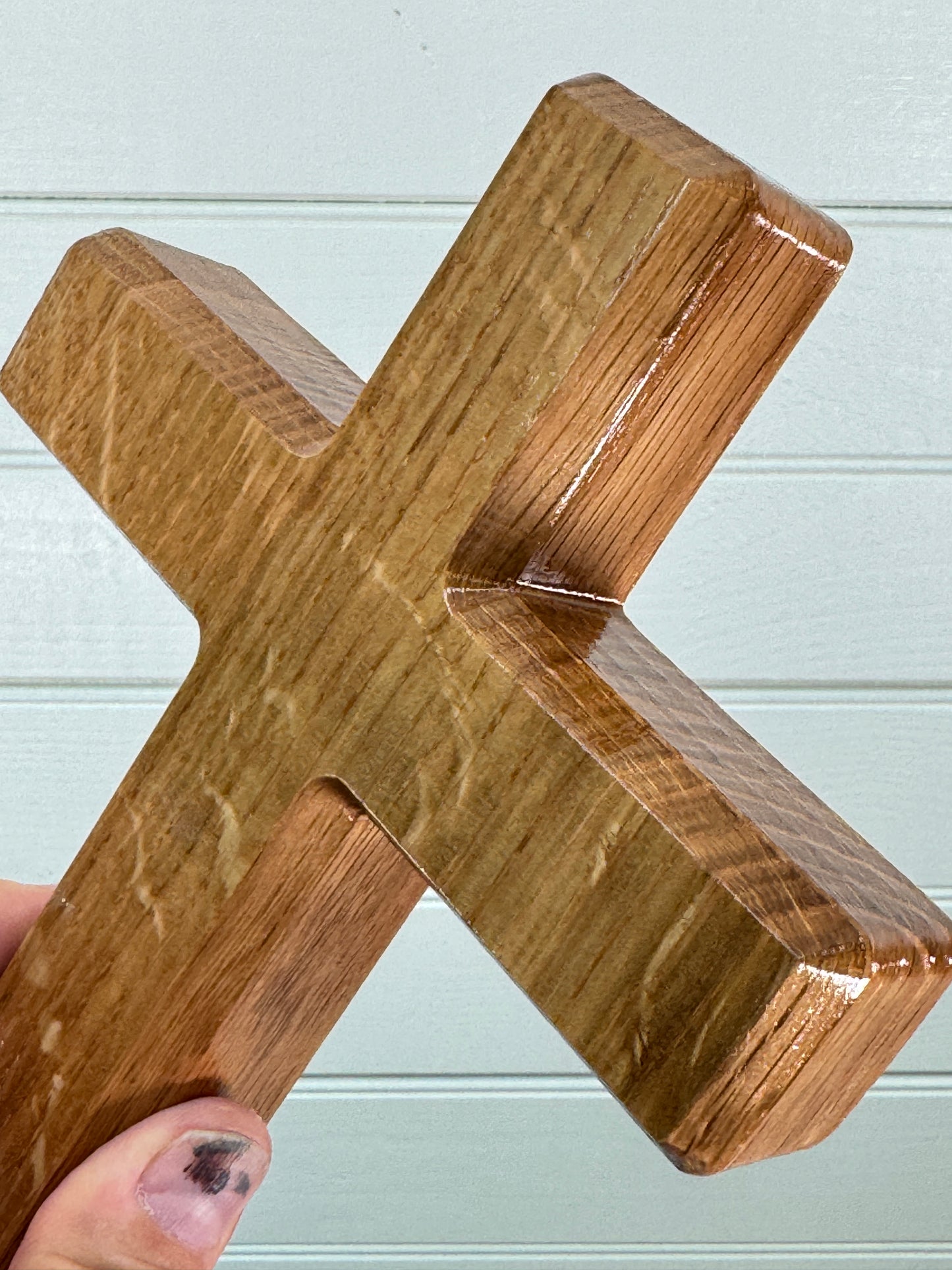 Figured Oak Cross