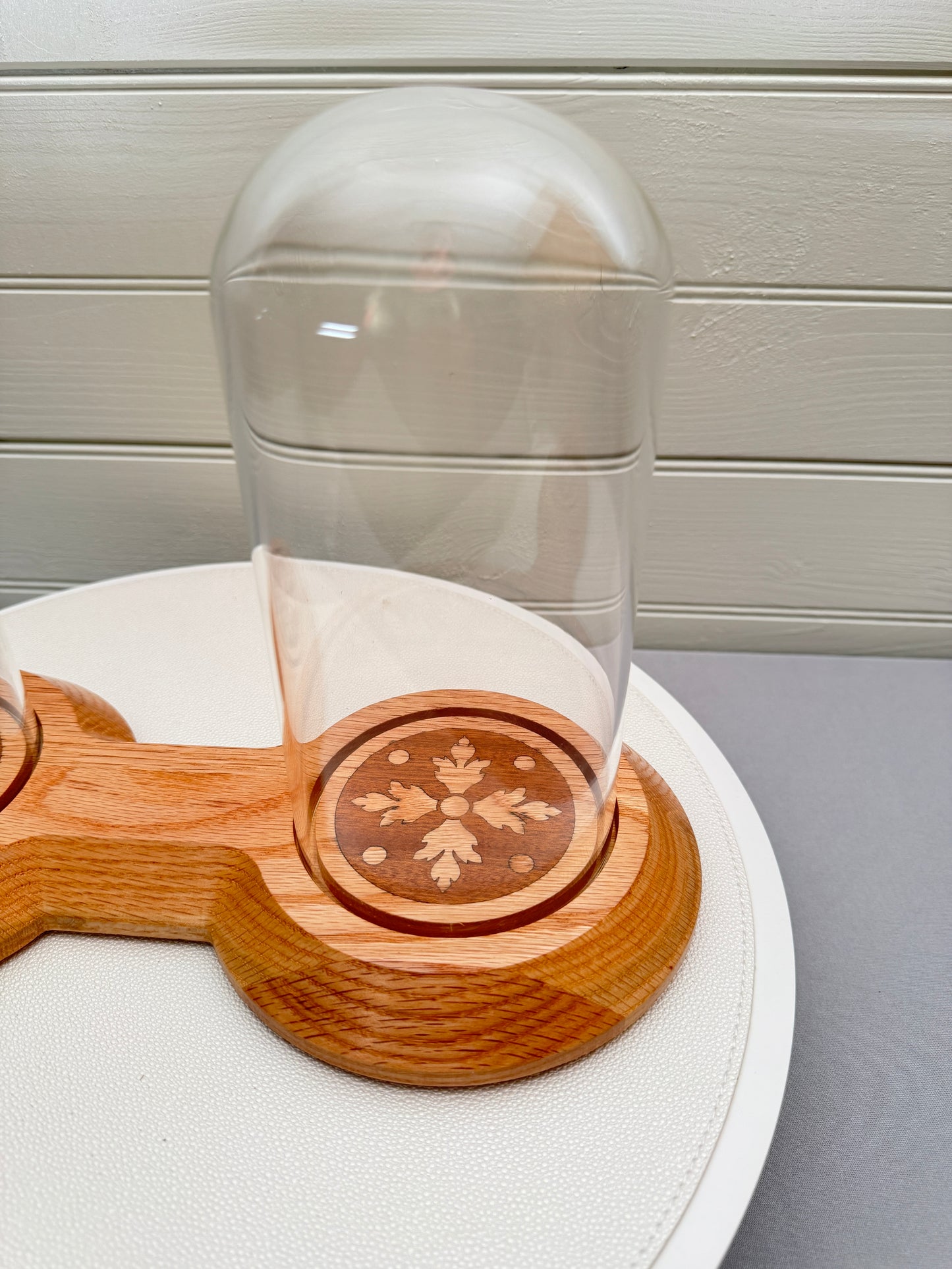 Large Showcase Display with 2 glass domes