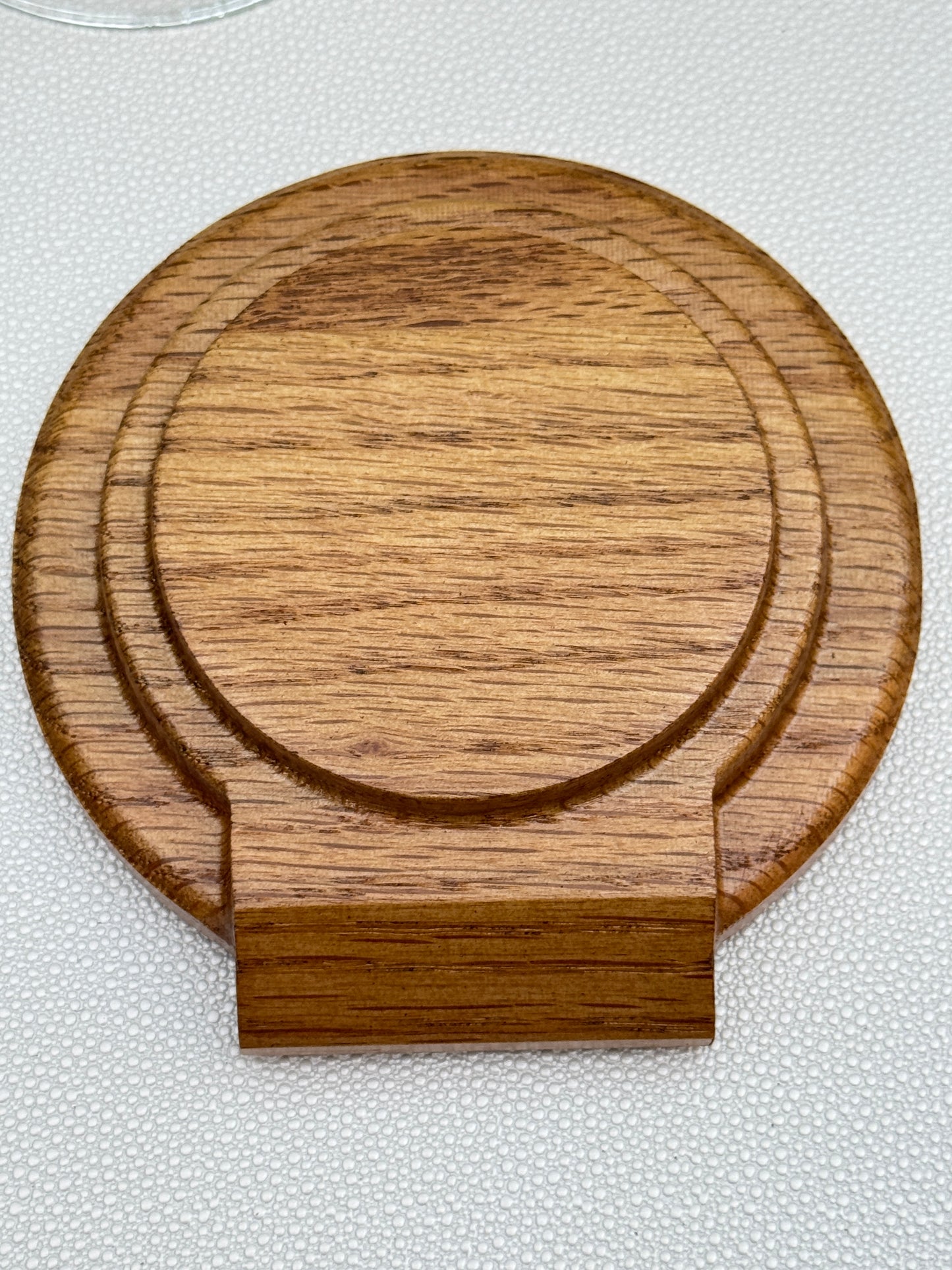 Oak Display with Glass Dome