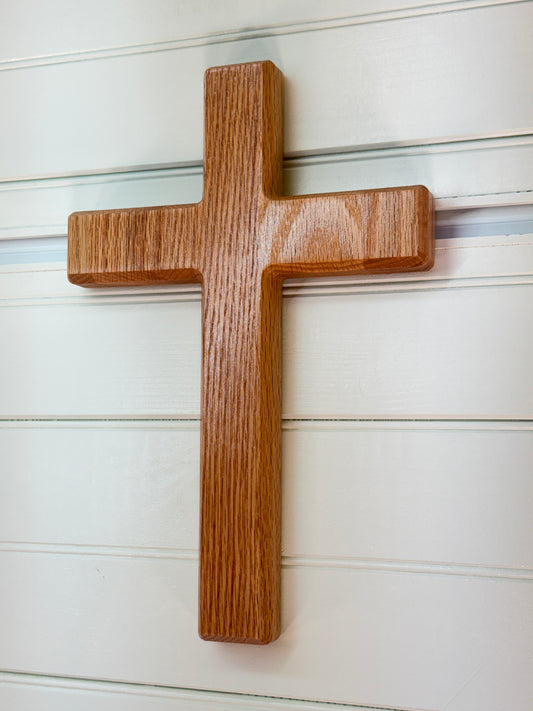 Oak Cross for wall.