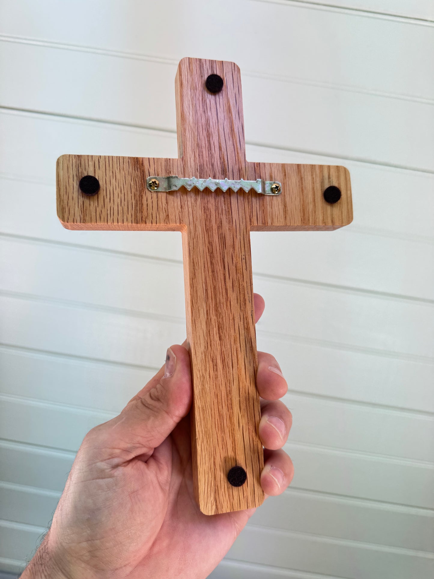 Natural Oak Cross for wall