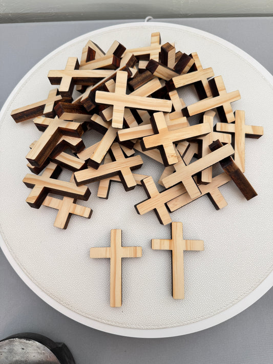Small Pine Crosses - lot of 40
