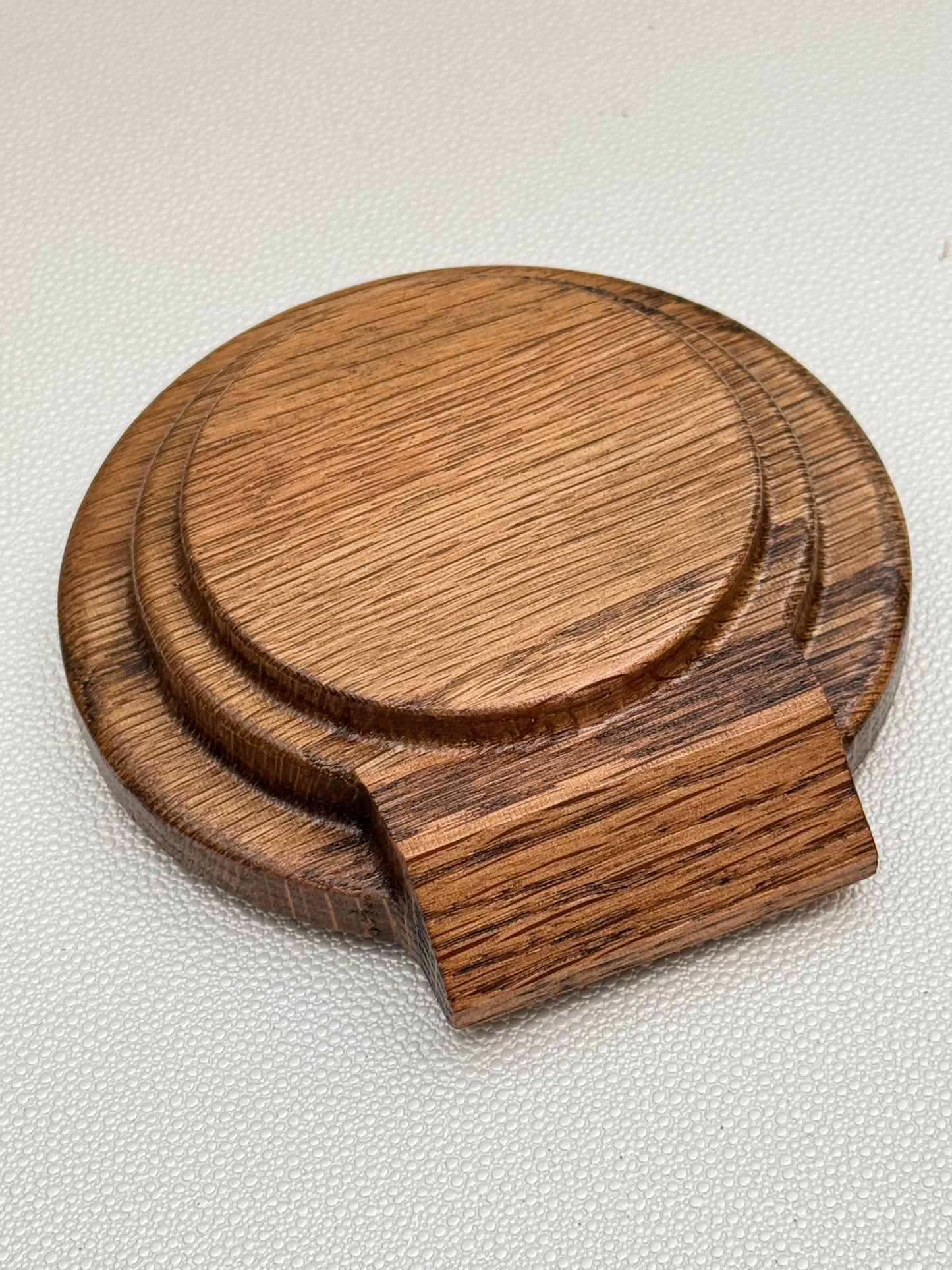 Oak Display with Glass Dome