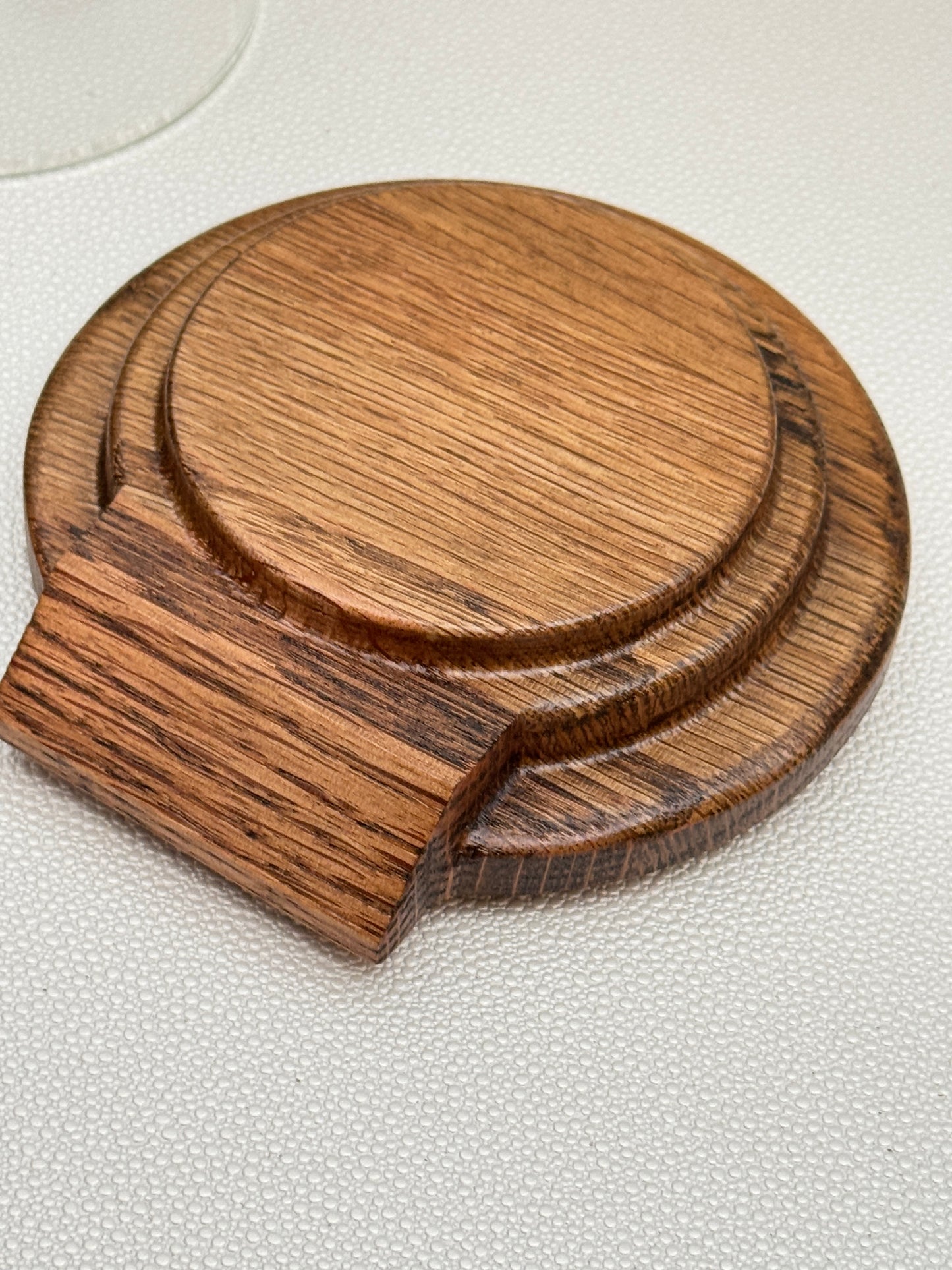Oak Display with Glass Dome